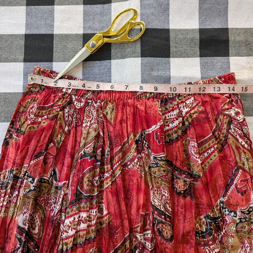 Vintage Maxi Crinkle Skirt, The Travel Collection - Picture 4 of 7